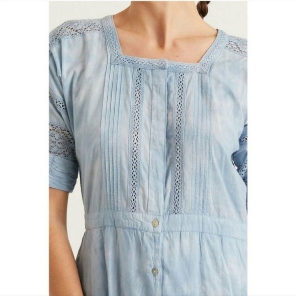 LoveShackFancy Edie Cotton Crochet Lace Midi Dress - Picture 7 of 16